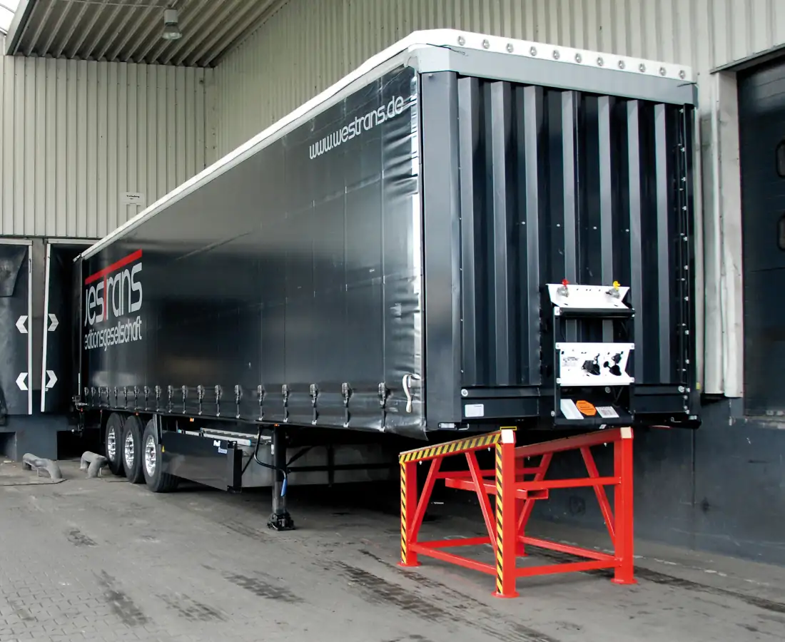 Verladestütze Typ VS (B/C) im Einsatz