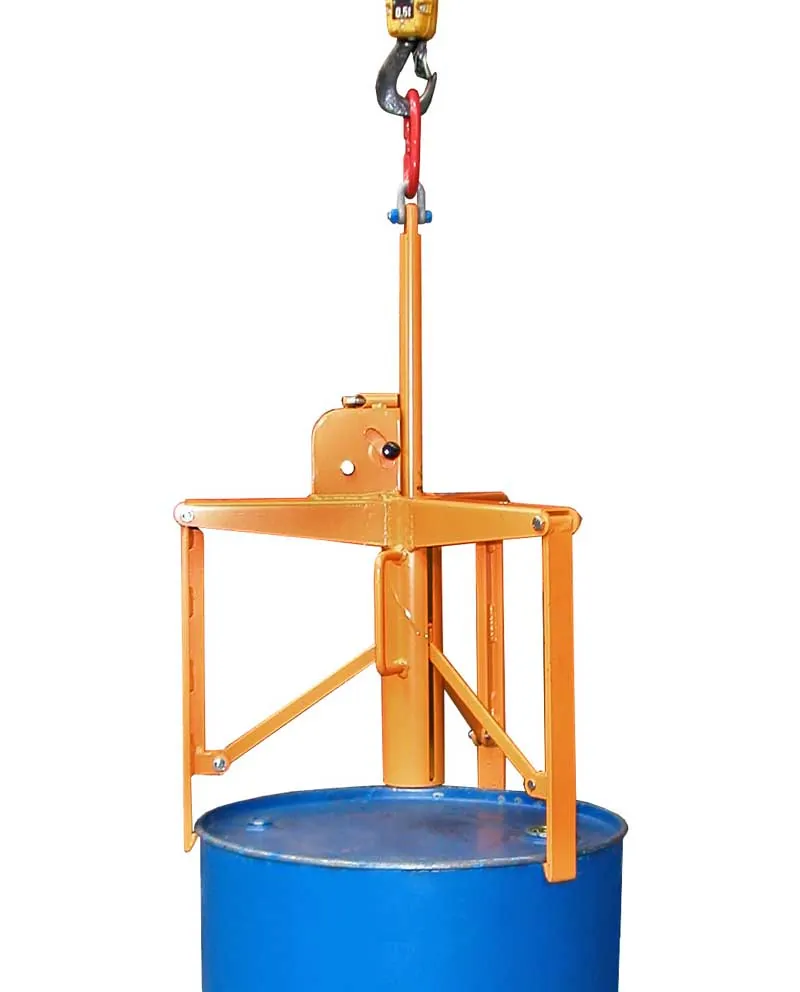 Bauer Fassgreifer 3P (Gelborange) – Anwendung am Fass
