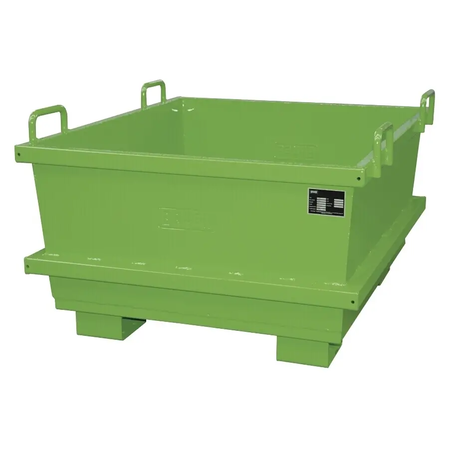 Universalcontainer UC 500, RAL 6011 Resedagrün Ansicht 1 Universalcontainer UC 500, RAL 6011 Resedagrün Ansicht 2