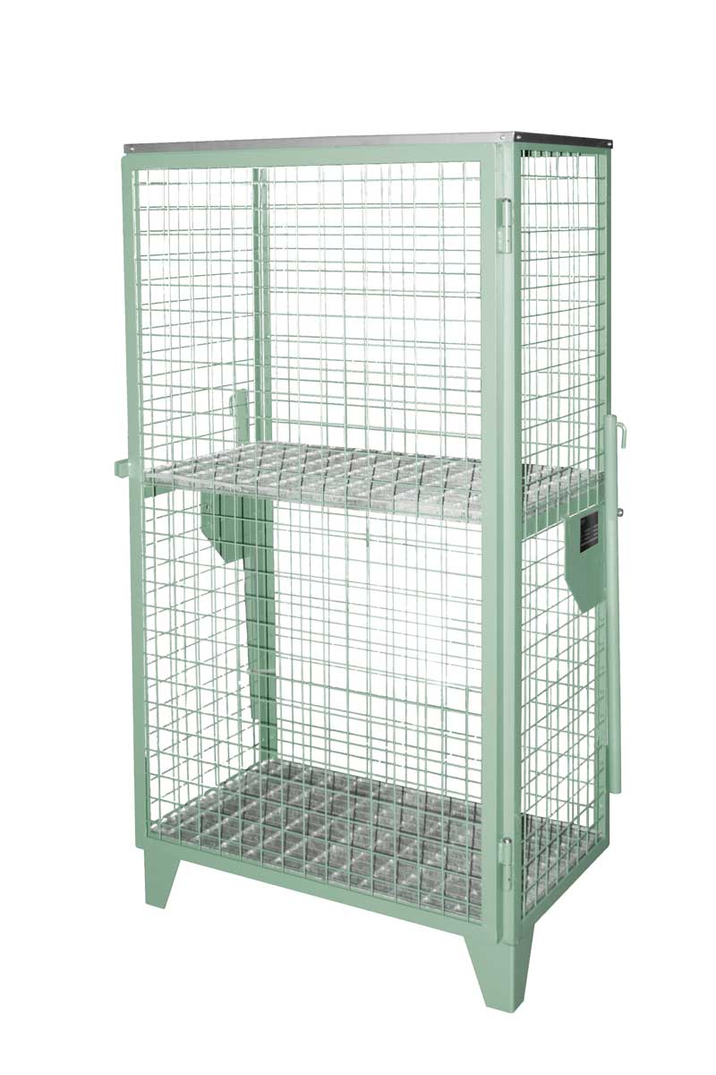 Gasflaschen-Depot Typ GFD Resedgrün