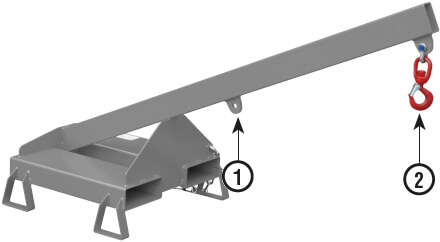 BAUER Lastarm Typ LA 25