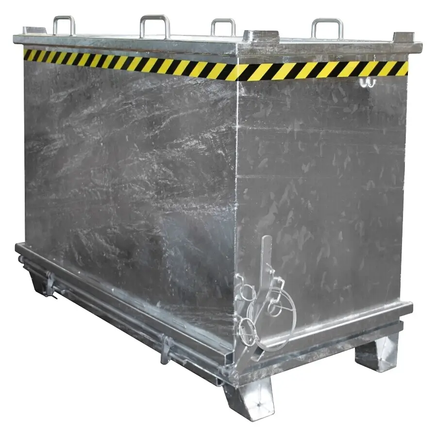 Klappbodenbehälter SB 2000, feuerverzinkt Ansicht 1 Klappbodenbehälter SB 2000, feuerverzinkt Ansicht 2