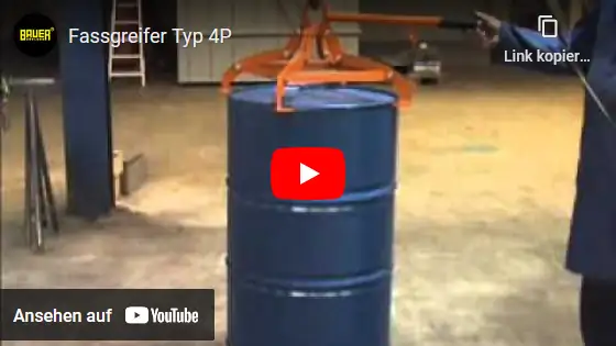 Video Bauer Fassgreifer 4P