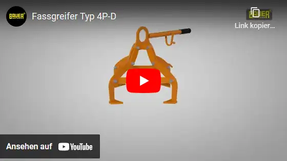 Video Bauer Fassgreifer 4PD