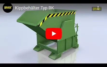 Video Bauer Kippbehälter Typ BK