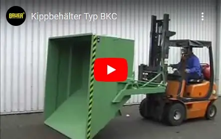Video Bauer Kippbehälter Typ BKC