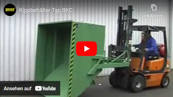 Video Bauer Kippbehälter Typ BKC