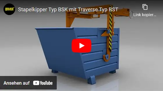 Video Bauer Kippbehälter Typ BSK