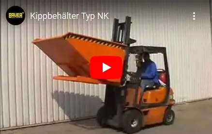 Video Bauer Kippbehälter Typ NK