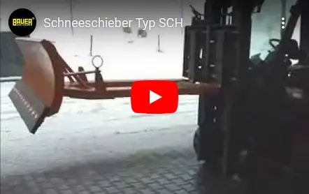 Video Bauer Schneeschieber SCH-G