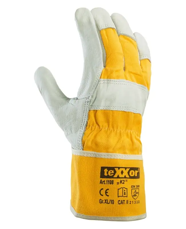 Leder-Handschuhe K2, Typ 1108 Schaubild 1