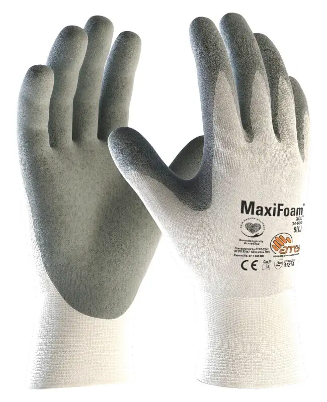 ATG MaxiFoam® Typ 2433 Nylon-Strickhandschuhe  8 