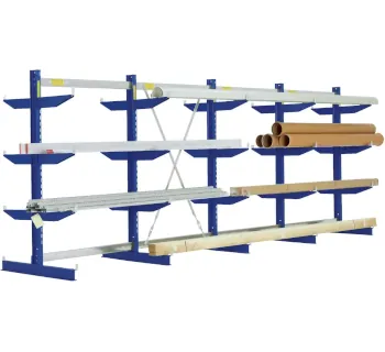 BITO Kragarmregale Typ L-zweiseitig 780 1980 mm