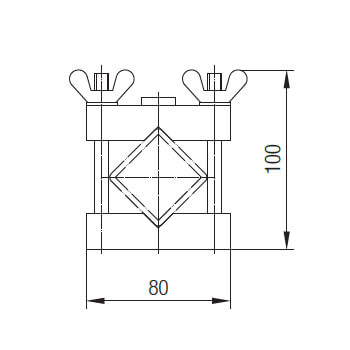 Conductix-Wampfler Bohrvorrichtung für 4kt-Schienen (Programm 0270)