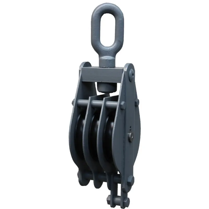 CAH Heiderich Drahtseilkloben Nr. 43 – 3-rollige Ausführung