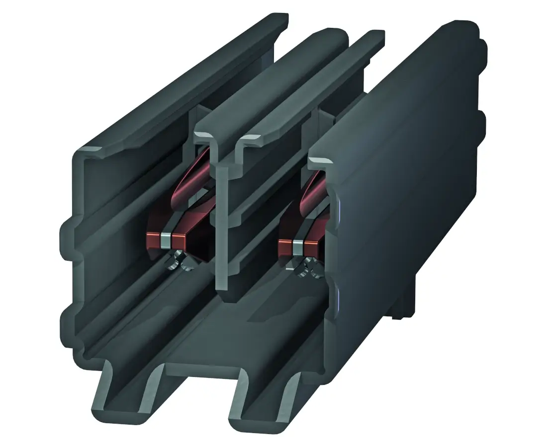 Schleifleitungsverbinder 0835 2P PL Cu Ansicht 1 Schleifleitungsverbinder 0835 2P PL Cu Ansicht 2