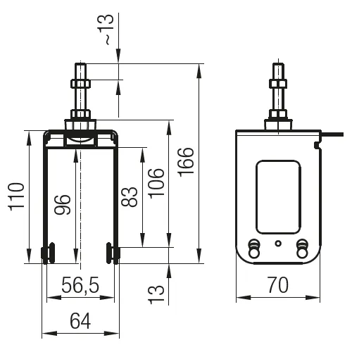 Conductix-Wampfler Schienenhalter für große Temperaturbereiche