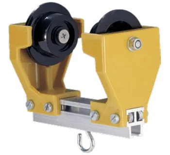 Wampfler Leitungswagen 2-rollig mit Haken  Rundleitung 