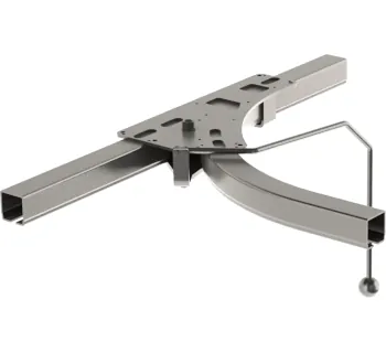 Wampfler Klappweiche 90° - mit Gestänge 1354 40 x 40 