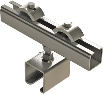 Wampfler Schienenhalter - mit Spannarm Wampfler Schienenhalter - mit Spannarm 40 x 40