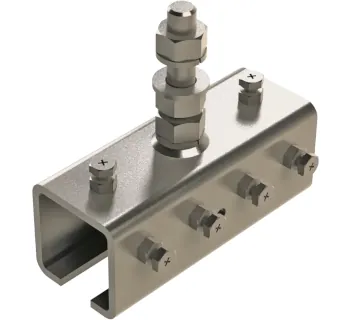 Wampfler Schienenverbinder - mit Schraube Wampfler Schienenverbinder - mit Schraube 40 x 40