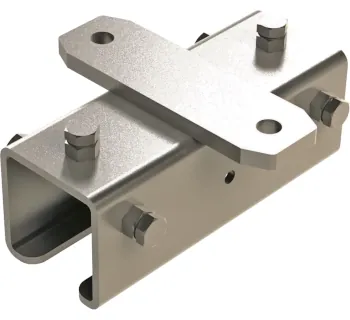 Wampfler Schienenverbinder - mit Querhaupt  40 x 40 