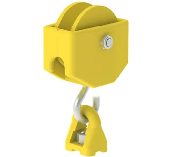 Wampfler Seil-Leitungswagen 1-rollig, Haken  0210 