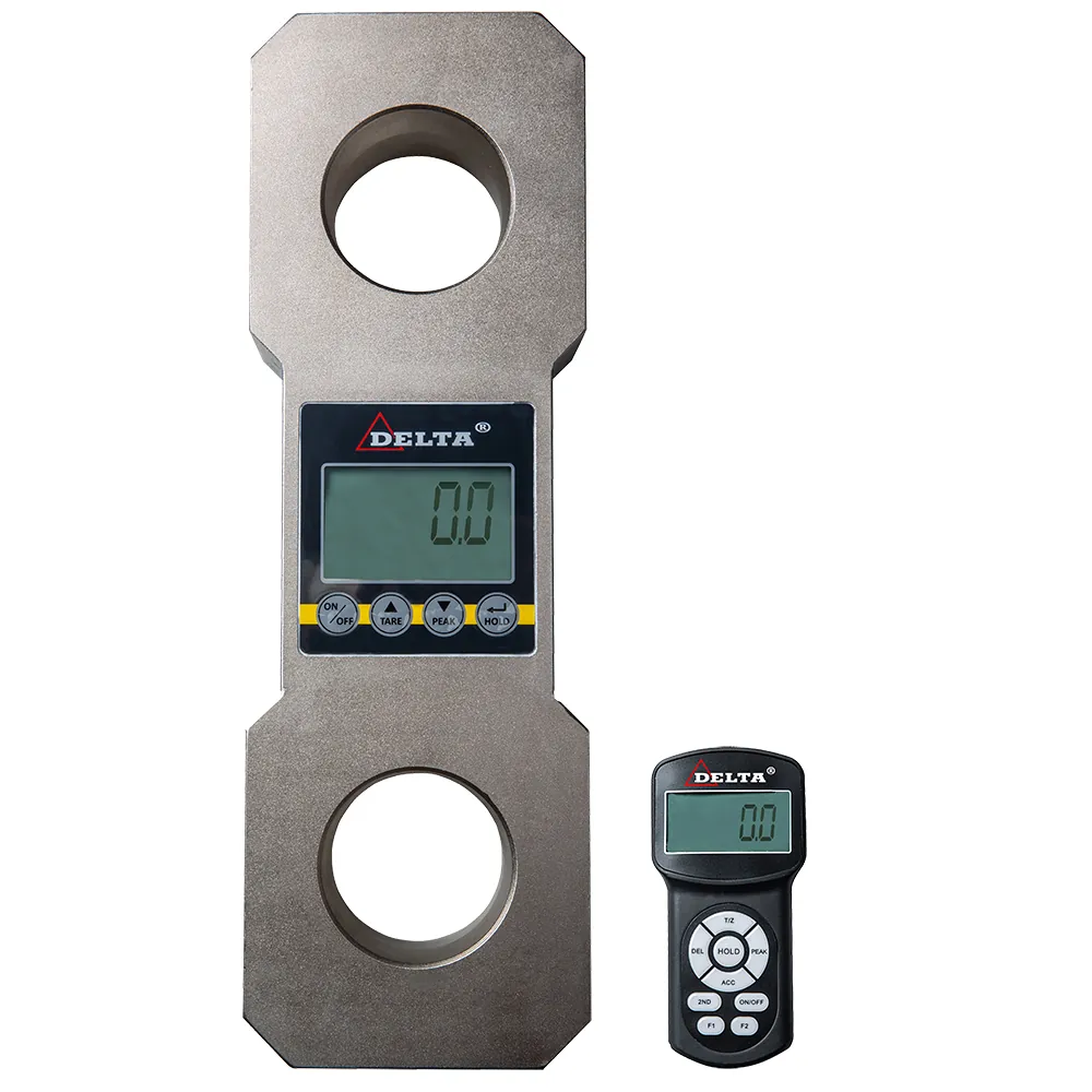 Zugkraftmessgerät SG 50t mit Fernablesegerät Ansicht 1 Zugkraftmessgerät SG 50t mit Fernablesegerät Ansicht 2