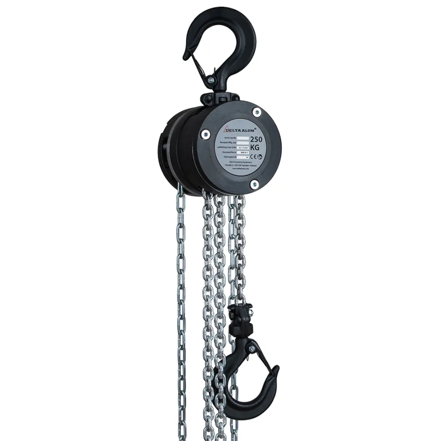 DELTA  Alu-Stirnradkettenzug 360°  250 