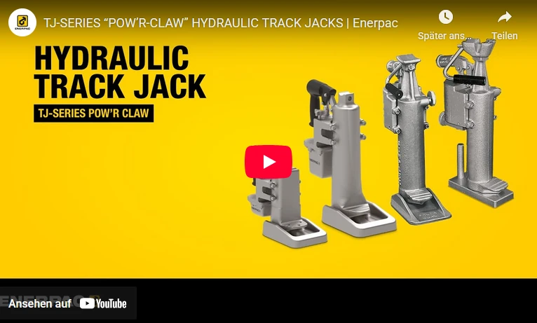 Video: Enerpac Maschinenheber TJ