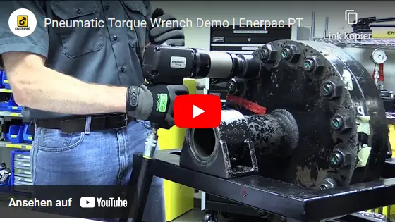Video: Enerpac Pneumatische Drehmomentschlüssel PTW Demo
