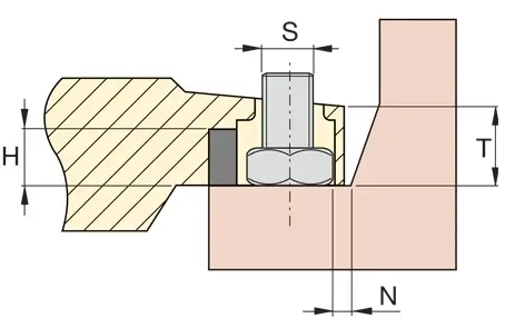 Abmessungen des Enerpac Mutternsprengers NSC