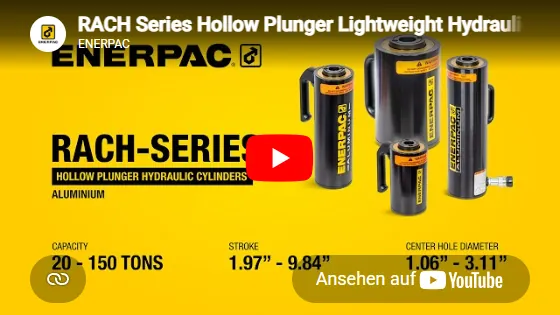 Video: Enerpac Alu-Hohlkolbenzylinder RACH
