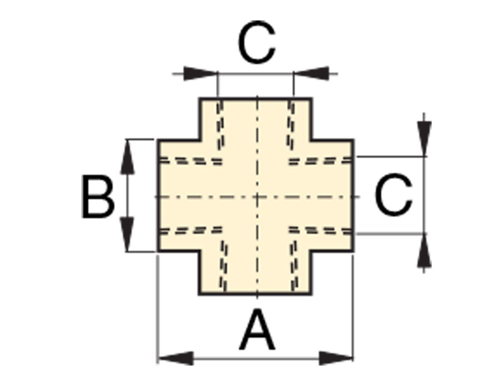 Enerpac Verschraubung FZ-1613 Maßblatt
