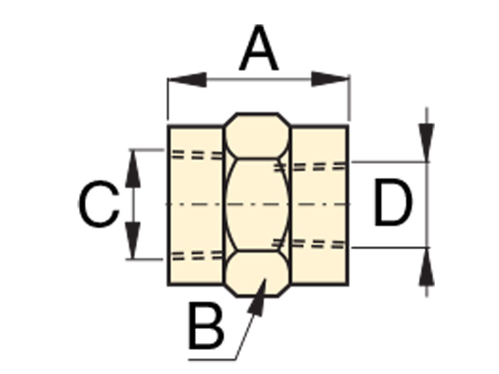 Enerpac Verschraubung FZ-1605 Maßblatt