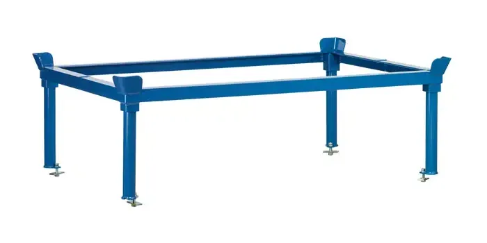 fetra Aufsetzrahmen für Paletten-Fahrgestell (Beispielabbildung)