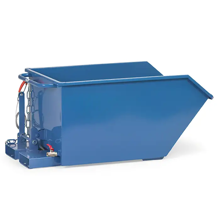 Kippbehälter (62) 6230A mit Ablasshahn Ansicht 1 Kippbehälter (62) 6230A mit Ablasshahn Ansicht 2