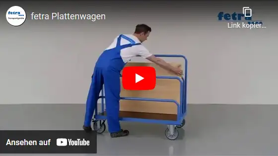 Video: Fetra Plattenwagen ohne Bügel