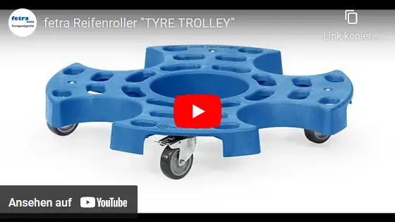 Video Fetra Reifen-Roller TYRE TROLLEY