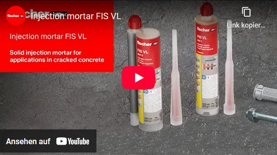 Video: Fischer Hochleistungsmörtel FIS VL 360 S