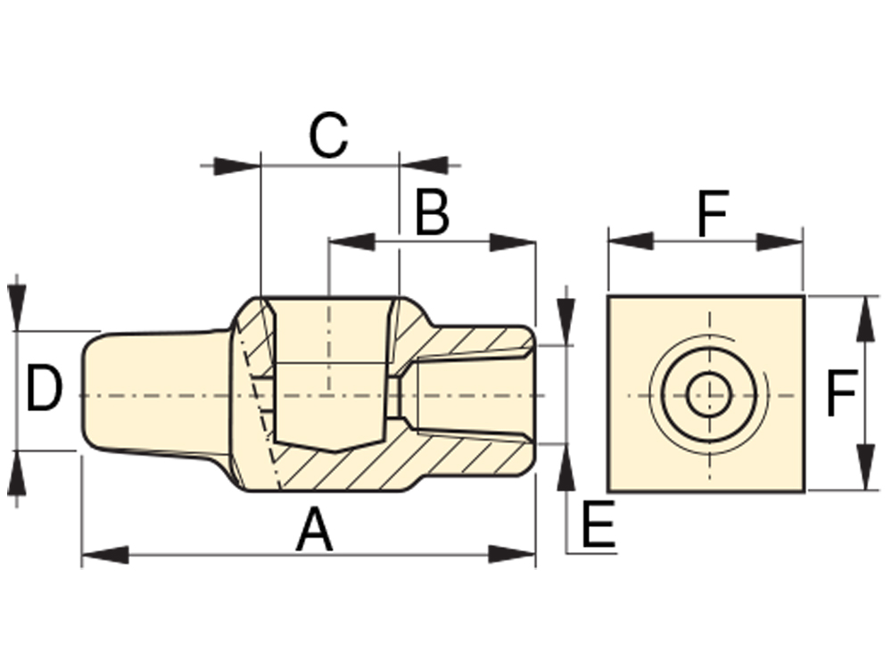 Enerpac Manometer-Zubehör GA-1 Maßblatt