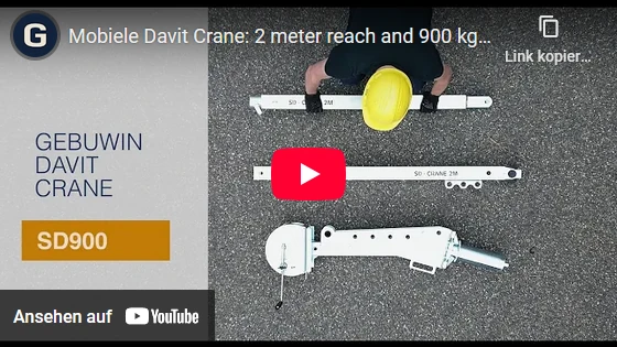 Video: Davit Drehkran SD von Gebuwin