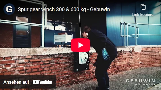 Video: Handseilwinde TL von Gebuwin