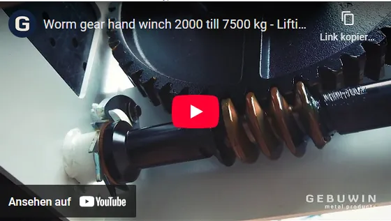 Video: Handseilwinde WW2000 von Gebuwin
