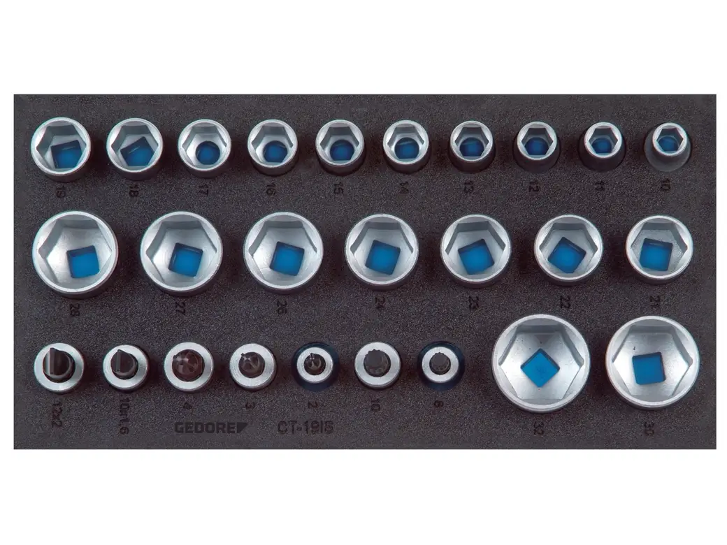 Steckschlüsselsatz CT Einsätze 1/2" Ansicht 1 Steckschlüsselsatz CT Einsätze 1/2" Ansicht 2