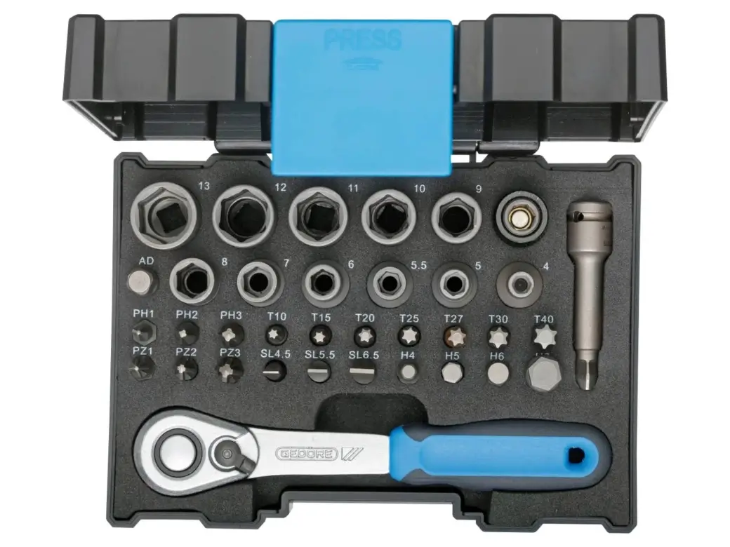 GEDORE Bit-Steckschlüsselbox 1/4"  2093 U-20 