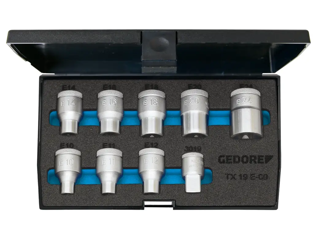 GEDORE Steckschlüssel-Satz 1/2 Zoll Sechsrund 19  Steckschlüssel-Satz 