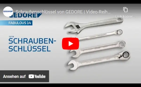 Video GEDORE Schraubenschlüssel