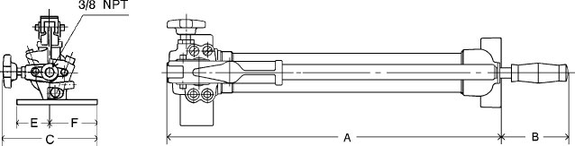 ✓ Verteilerblock MY  MY-2 - Anschlüsse 4 x 3/8 Zoll-NPT innen, 700 bar -  Yale kaufen