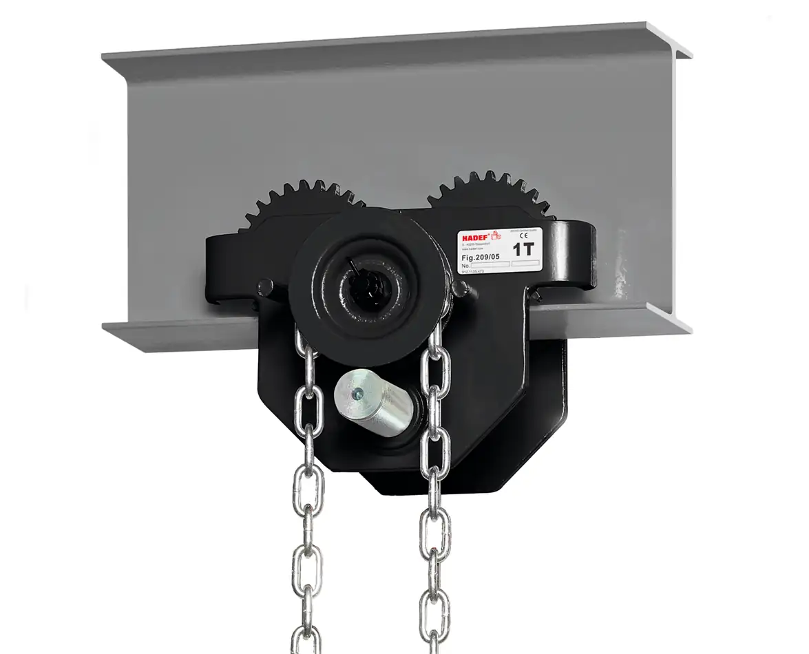 Hadef Haspelfahrwerk 209/05 Hadef Haspelfahrwerk 209/05 598 1000 kg